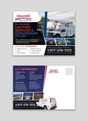 Postcard Design by debdesign for Lighting Maintenance Inc | Design: #33501261