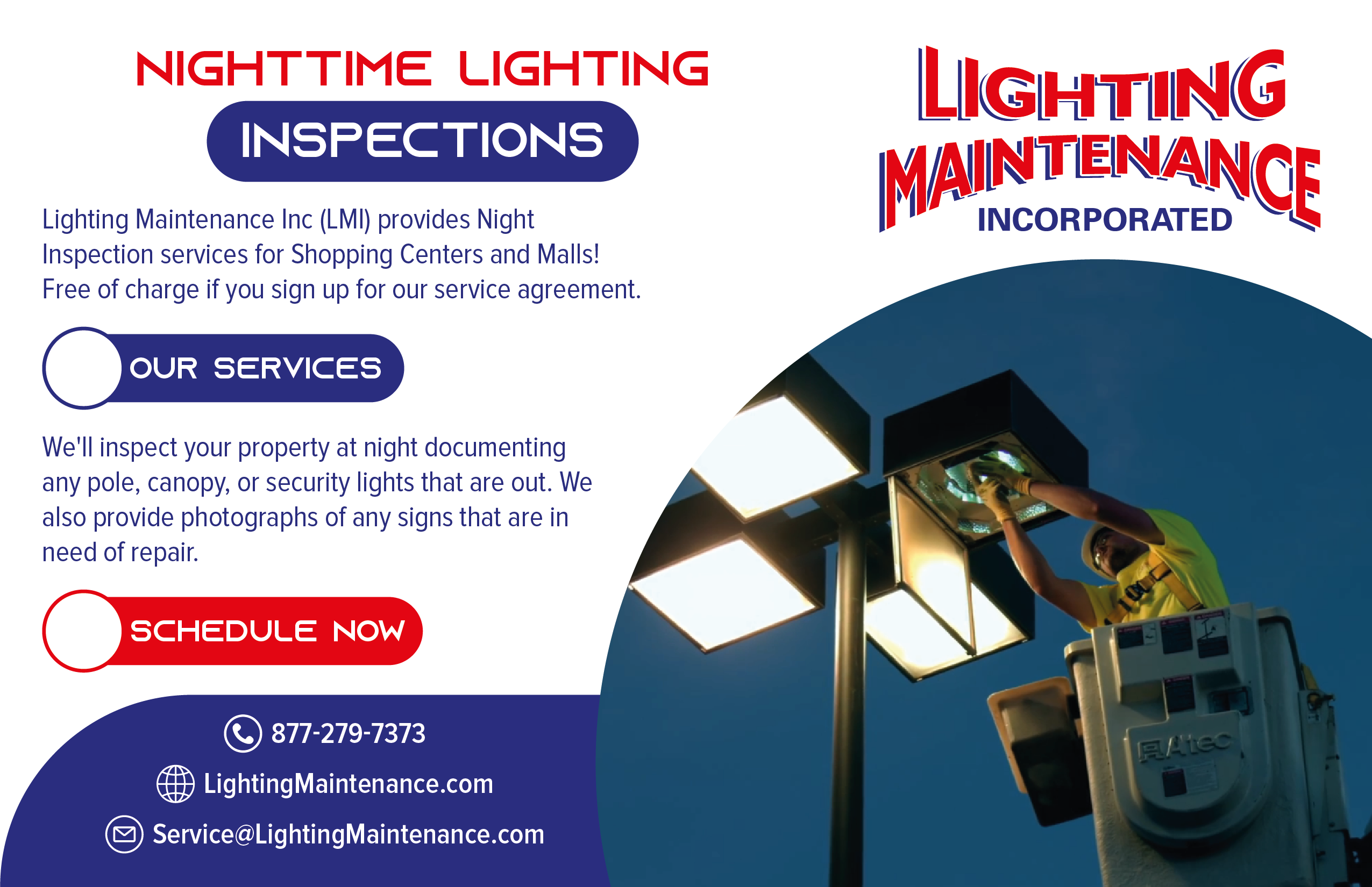 Diseño de Postal por alex.ardelean para Lighting Maintenance Inc | Diseño #33532438