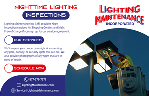 Postkarten-Design von alex.ardelean für Lighting Maintenance Inc | Design: #33532438