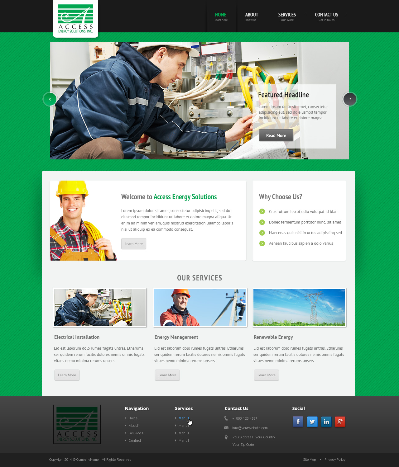 Web Design by Emmanuel for this project | Design #3129399