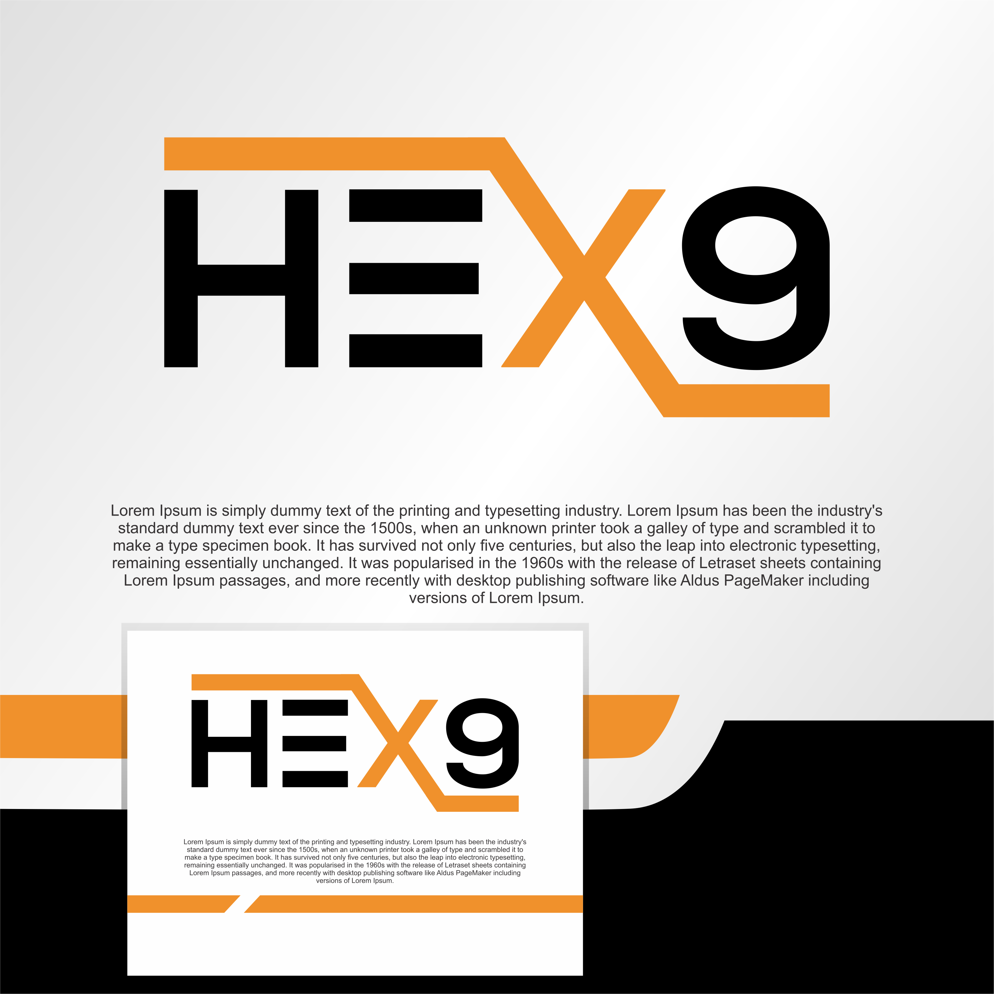 Logo Design by diego costa for HEX9 | Design #33499247