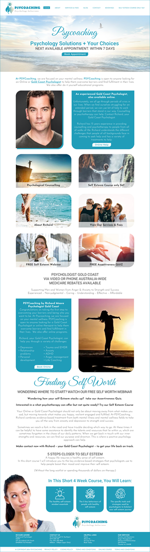 Web Design par MarkoE pour PSYCoaching | Design : #33506404