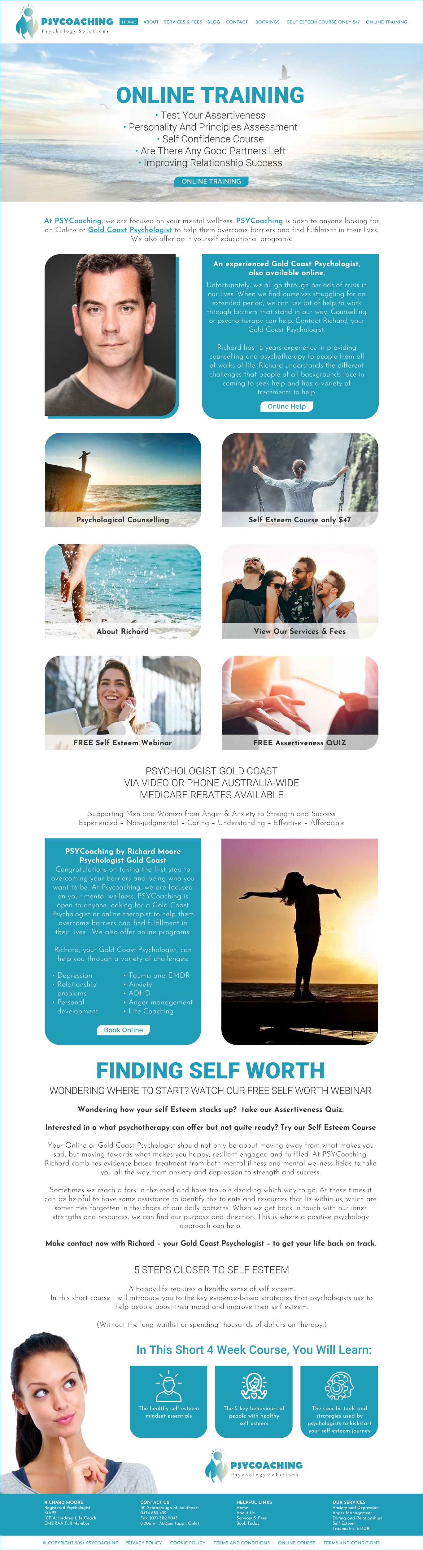 Web Design by MarkoE for PSYCoaching | Design #33575796