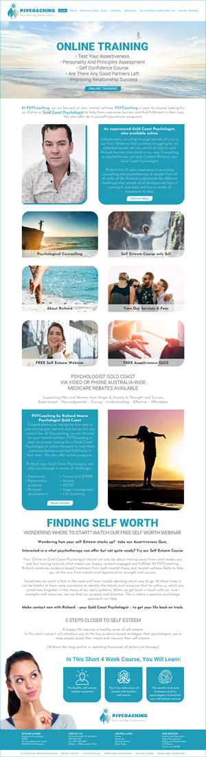 Web Design par MarkoE pour PSYCoaching | Design #33641129