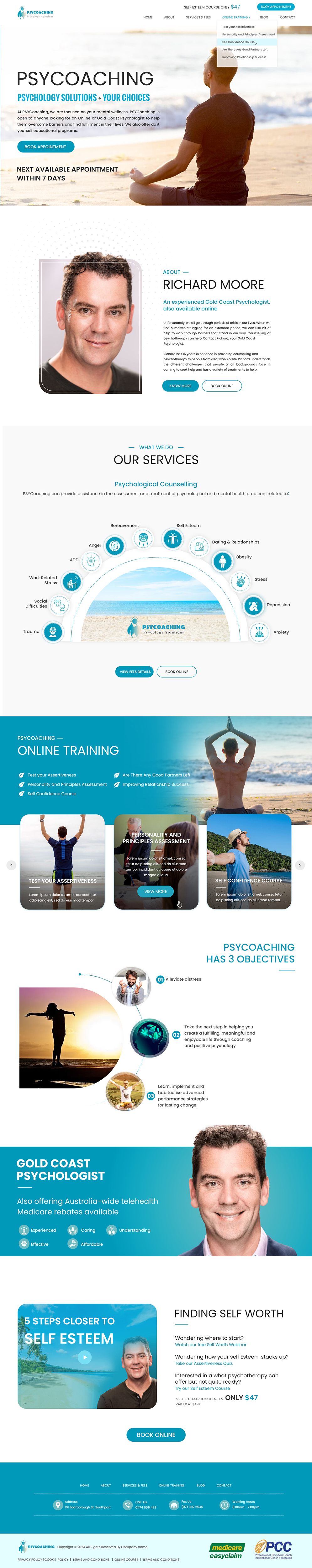 Web Design by Creations Box 2015 for PSYCoaching | Design #33616016