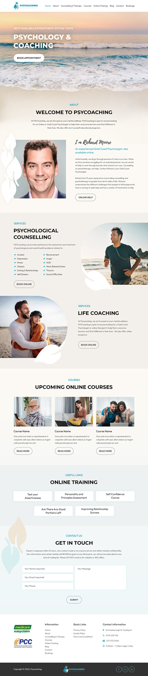 Web Design by Starlyn DS for PSYCoaching | Design: #33623516