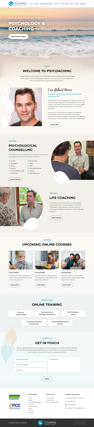 Web Design by Starlyn DS for PSYCoaching | Design: #33654826