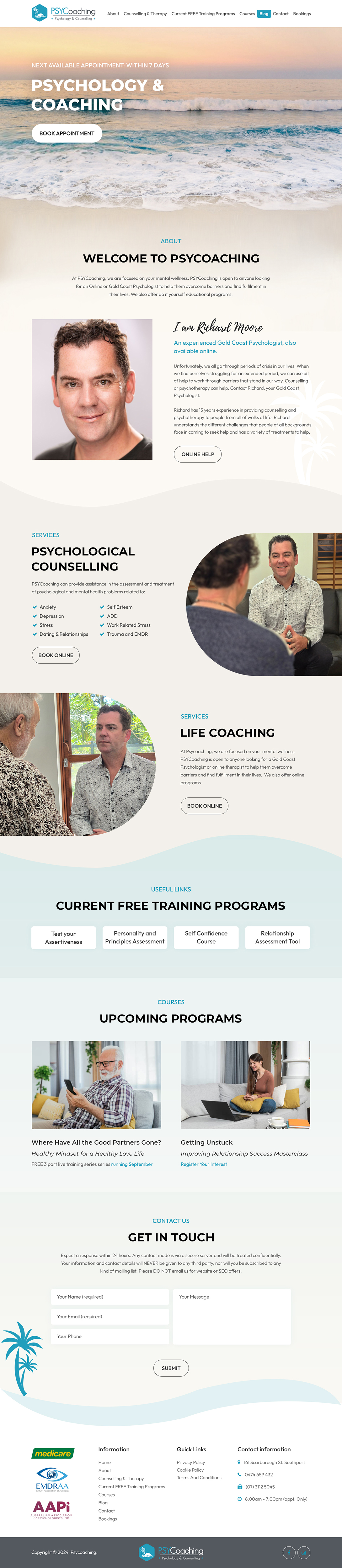 Web Design by Starlyn DS for PSYCoaching | Design #33668778