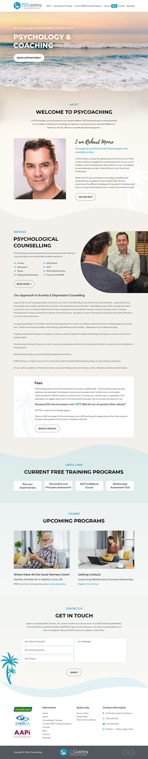 Web Design by Starlyn DS for PSYCoaching | Design: #33675501