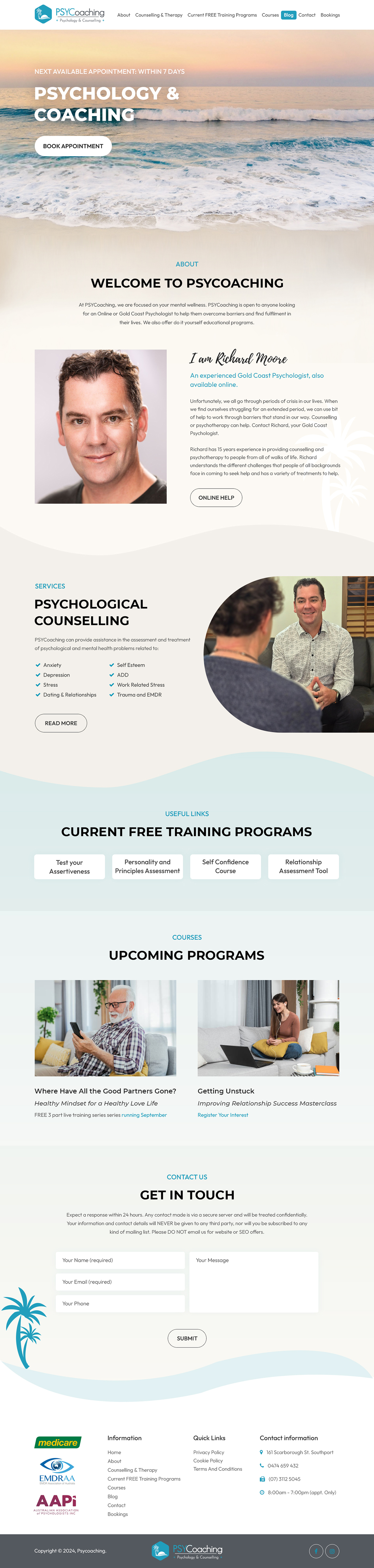 Web Design by Starlyn DS for PSYCoaching | Design #33696598