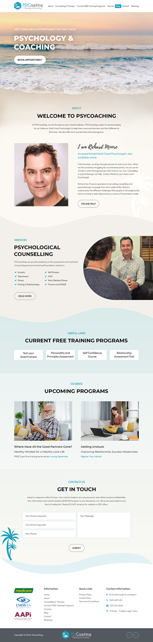Web Design by Starlyn DS for PSYCoaching | Design: #33696598