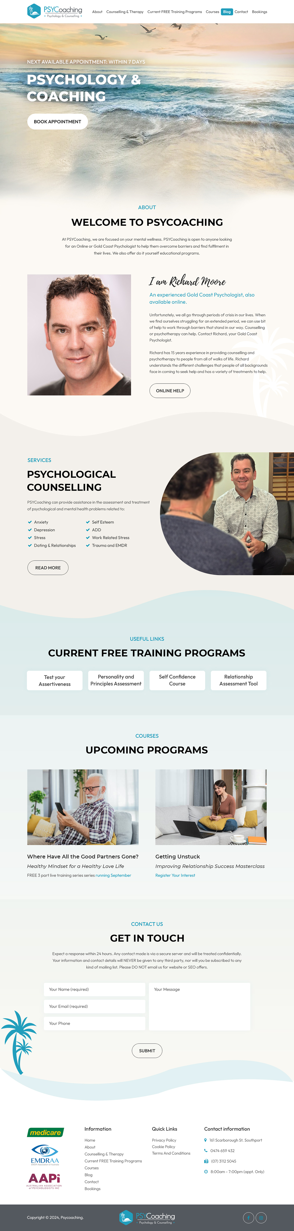 Web Design by Starlyn DS for PSYCoaching | Design #33706487