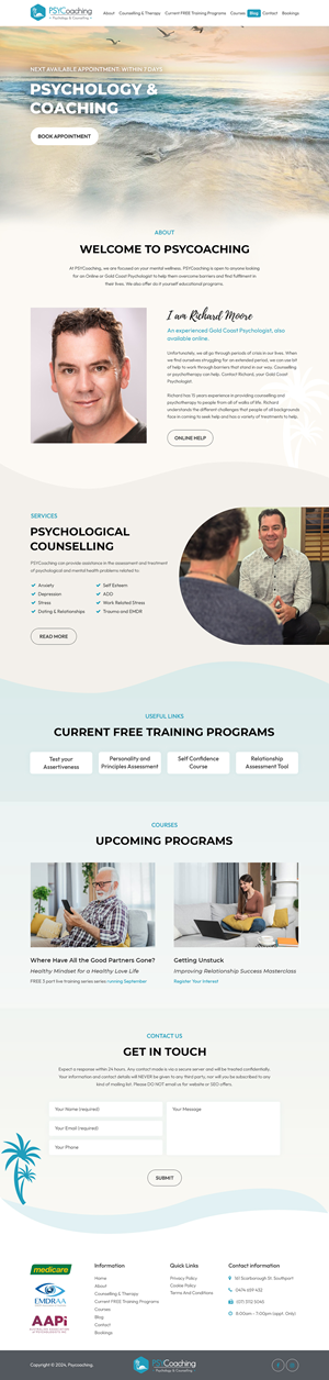 Web Design by Starlyn DS for PSYCoaching | Design: #33706487