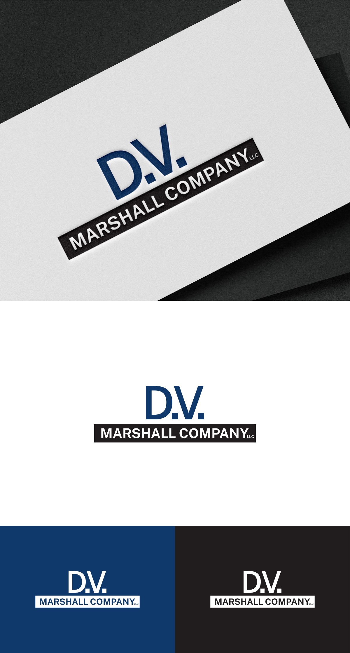 Logo Design by Loknath for D.V. Marshall Company LLC | Design #33510784