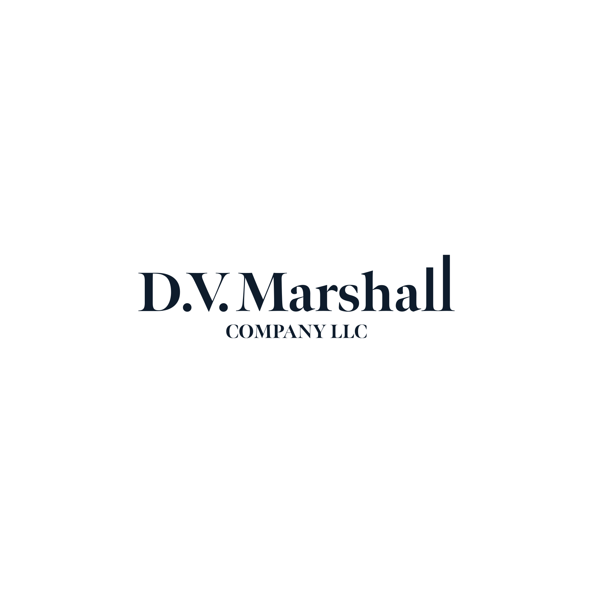 Logo Design by OriginalOnly for D.V. Marshall Company LLC | Design #33505510