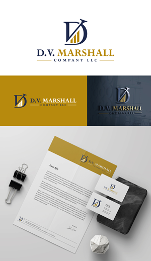 Logo Design by Ash_Design™ for D.V. Marshall Company LLC | Design: #33504817