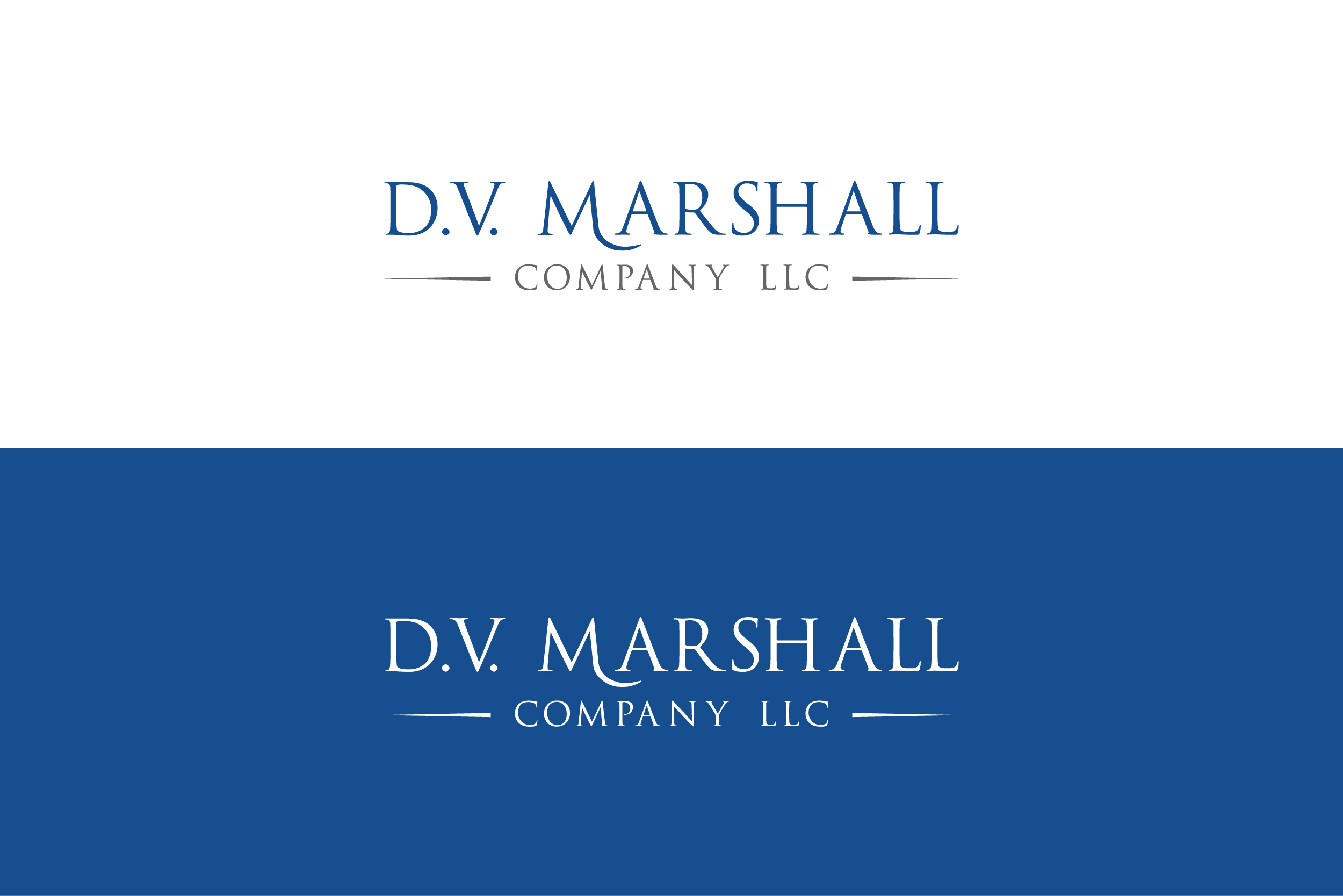 Logo Design by USA CRAFT for D.V. Marshall Company LLC | Design #33504521