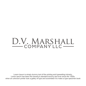 Logo Design by Abigaill_design for D.V. Marshall Company LLC | Design: #33504259