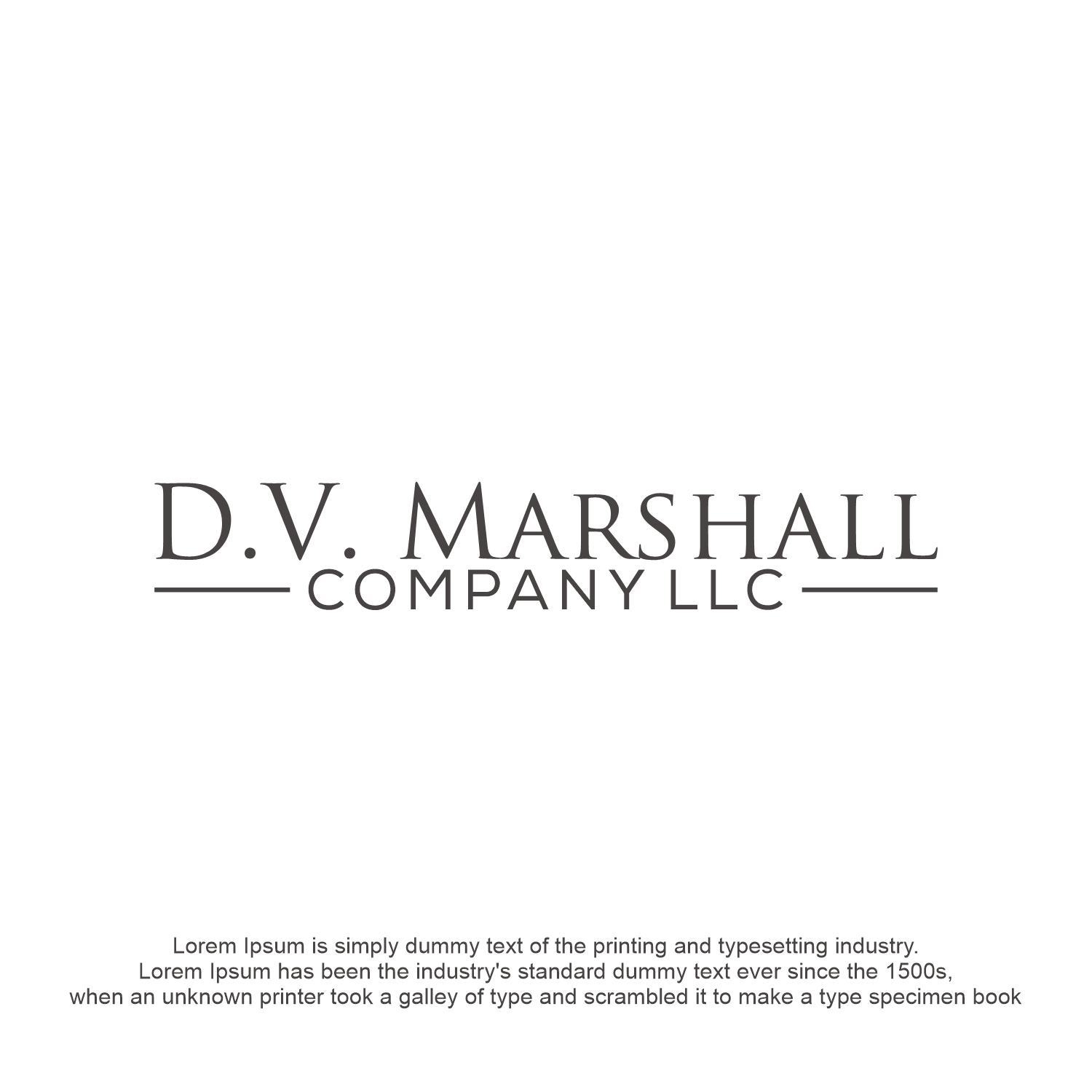 Logo Design by Abigaill_design¹ for D.V. Marshall Company LLC | Design #33505196