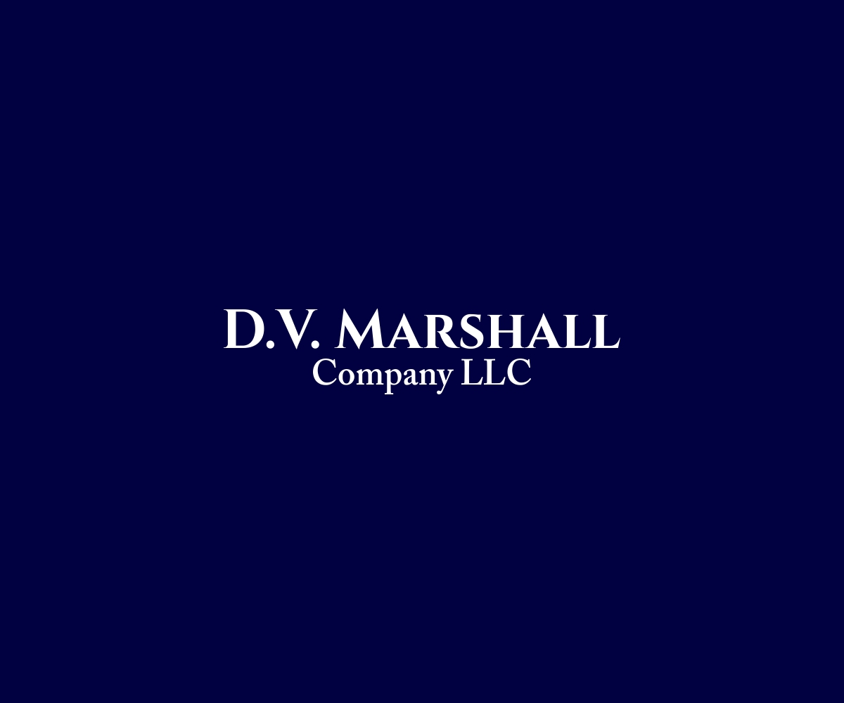 Logo Design by rastf2day for D.V. Marshall Company LLC | Design #33507677