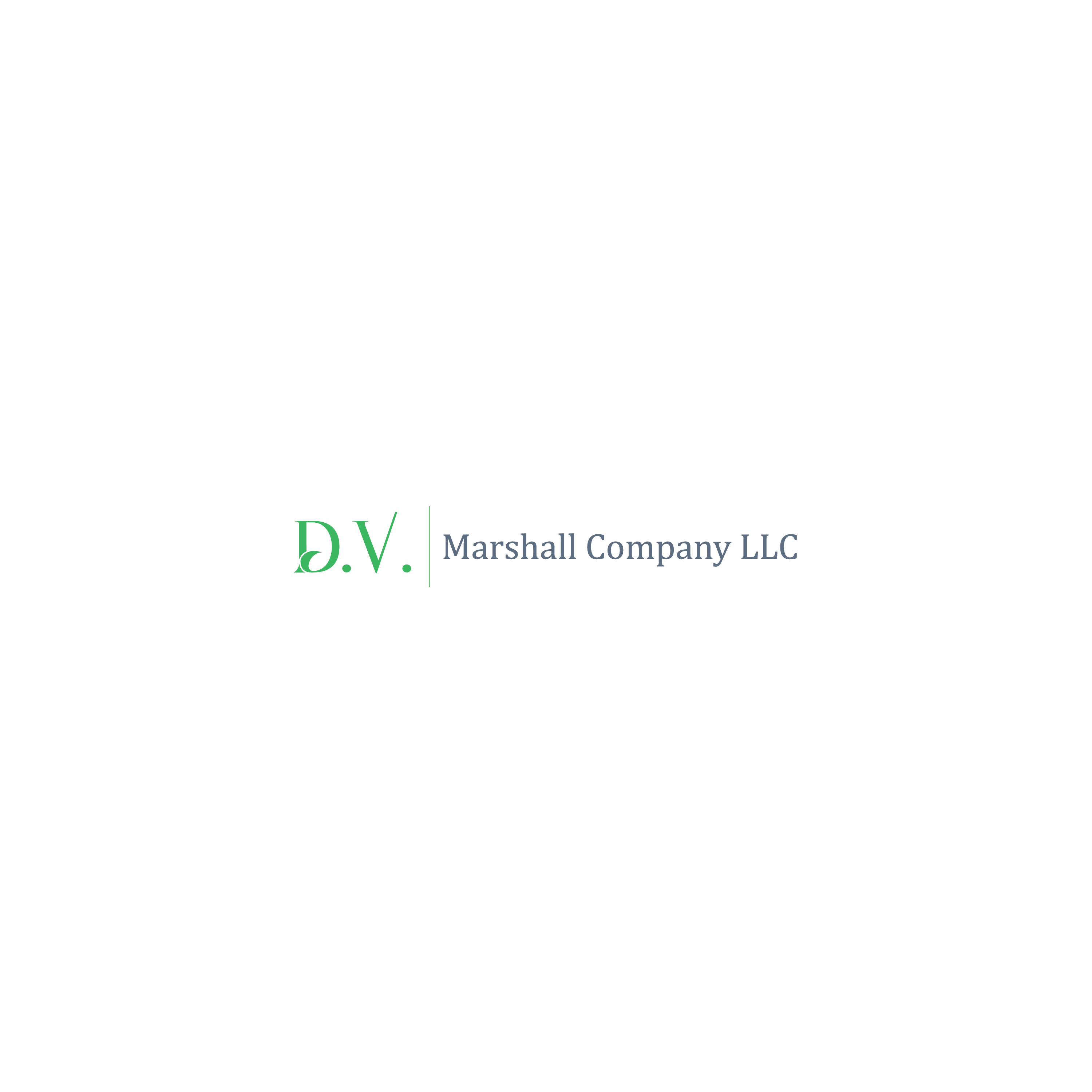 Logo Design by Verified artistry (Design garden) for D.V. Marshall Company LLC | Design #33508220