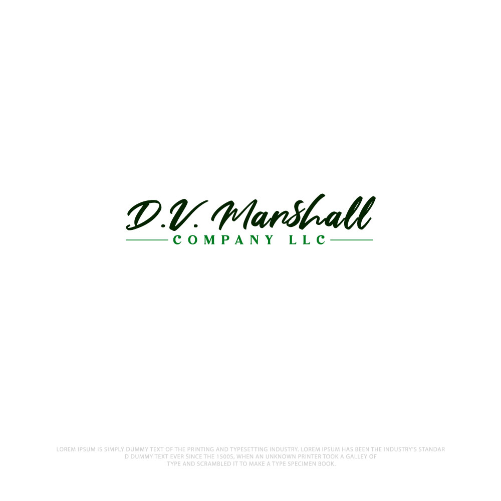Logo Design by webeezine for D.V. Marshall Company LLC | Design #33509997