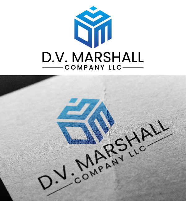 Logo Design by ahmeddesigner123 for D.V. Marshall Company LLC | Design #33504997