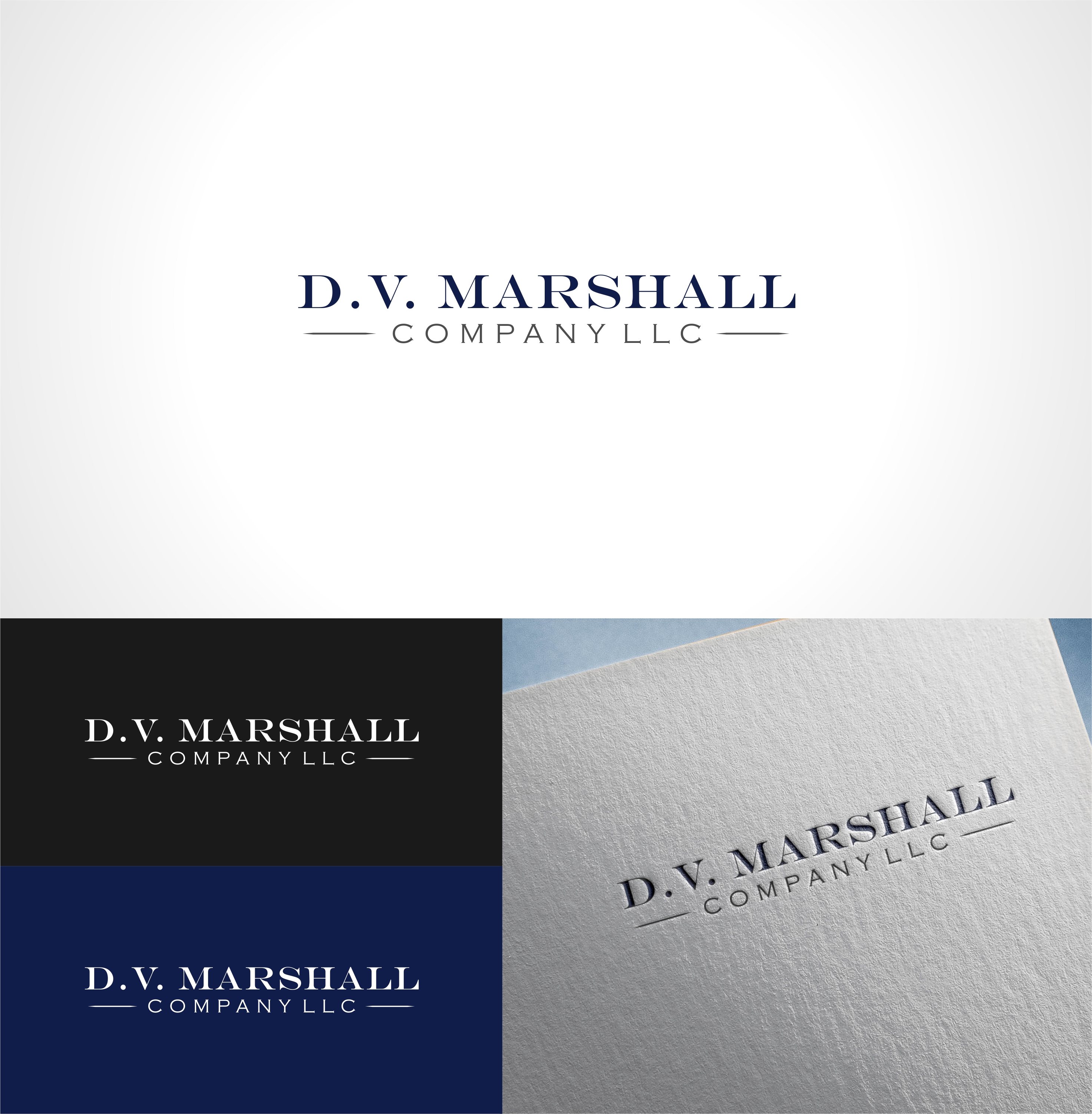 Logo-Design von Joenet Jayawarna für D.V. Marshall Company LLC | Design #33511372
