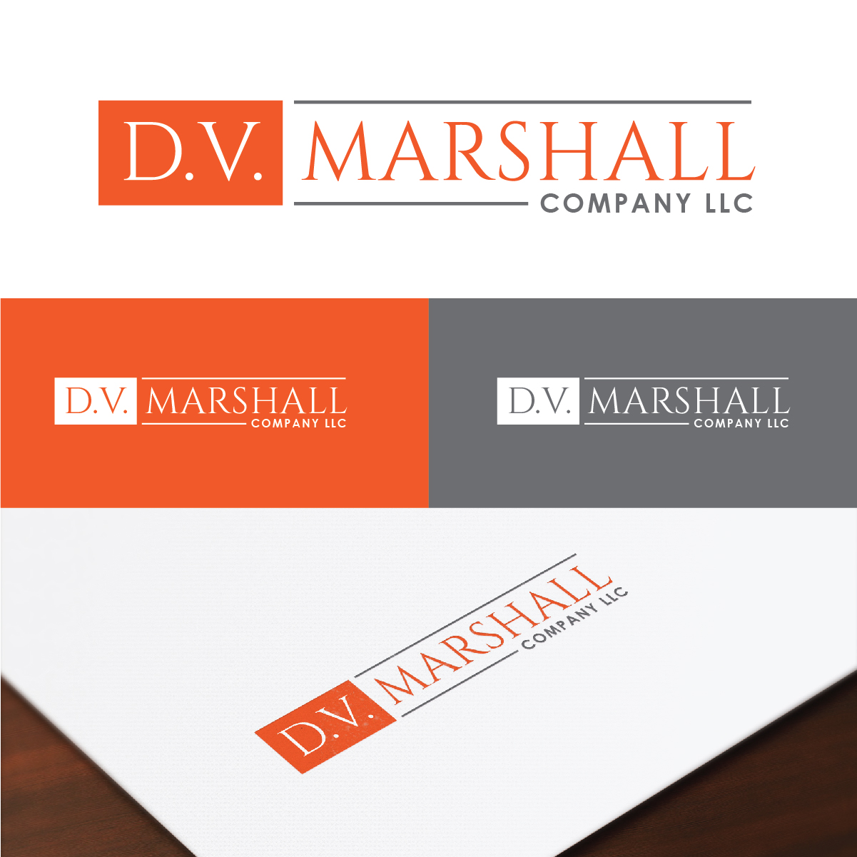 Diseño de Logo por artmakers para D.V. Marshall Company LLC | Diseño #33504868
