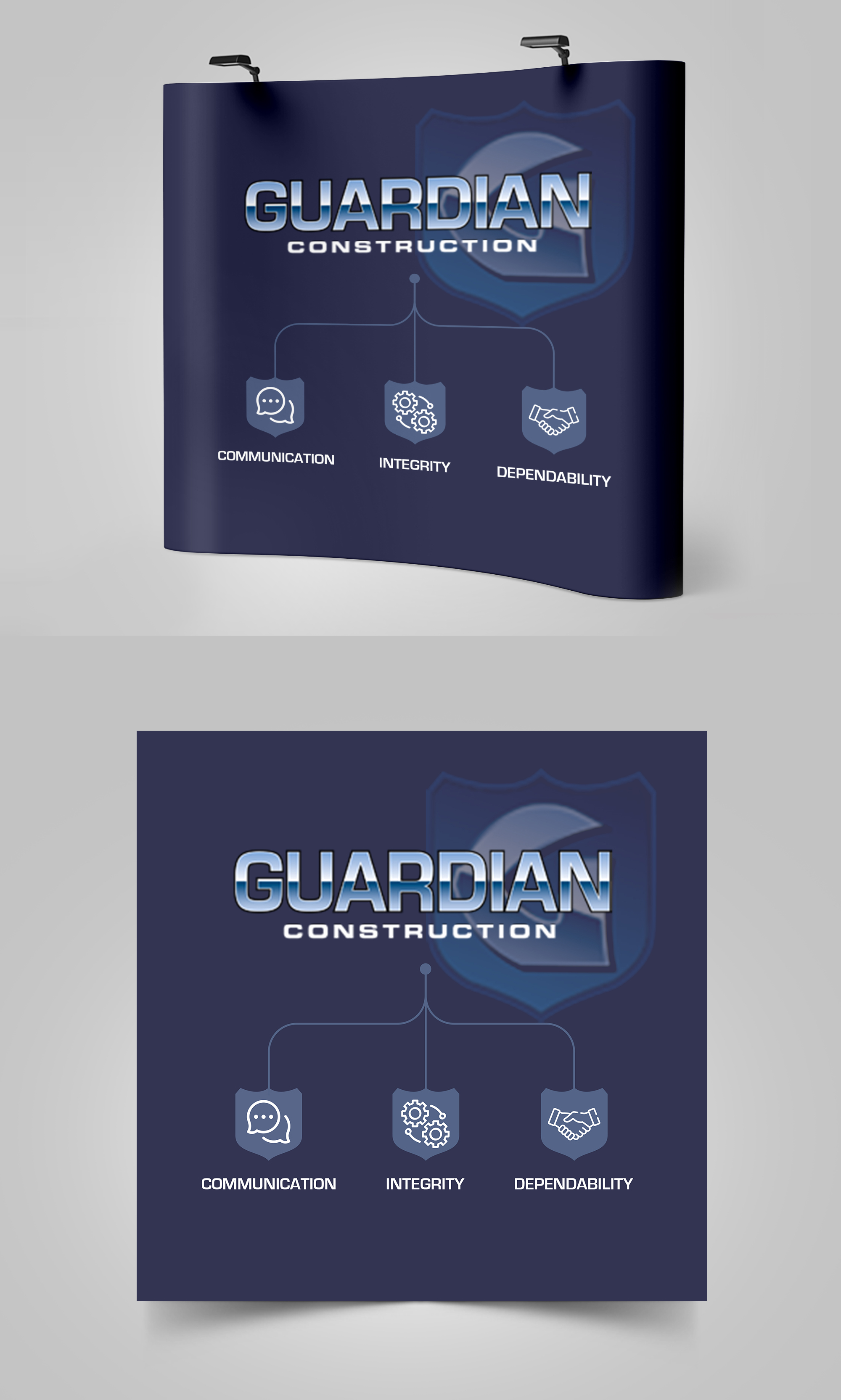 Trade Show Booth Design by Sam.Art for GUARDIAN CONSTRUCTION   | Design #33513401