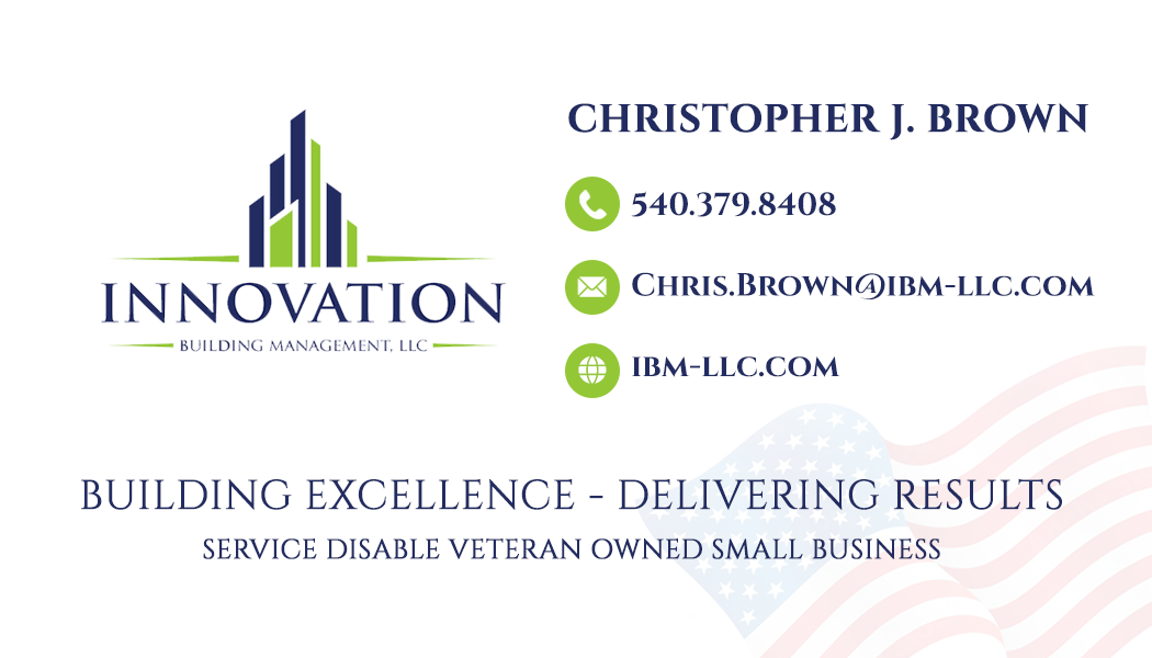 Design de Carte de Visite par Blue Sparrow pour Innovation Building Management LLC | Design #33628539
