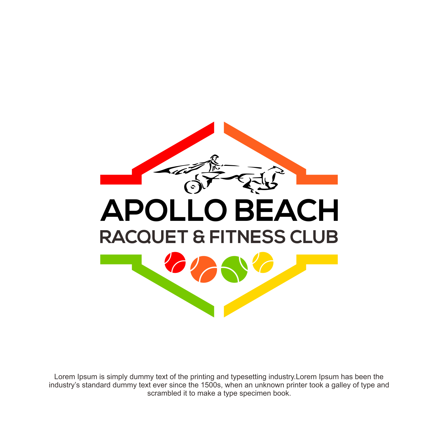 Logo Design by Apache Kretek for Apollo Beach Racquet & Fitness Club | Design #33581616