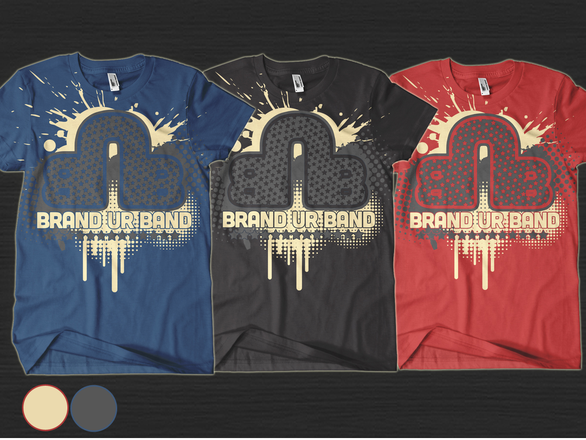 T-shirt Design by Arthirst for Brand Ur Band LLC | Design #3211752