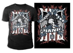 T-shirt Design by swo0osh for Brand Ur Band LLC | Design #3302299