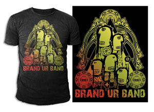 T-shirt Design by swo0osh for Brand Ur Band LLC | Design: #3302338