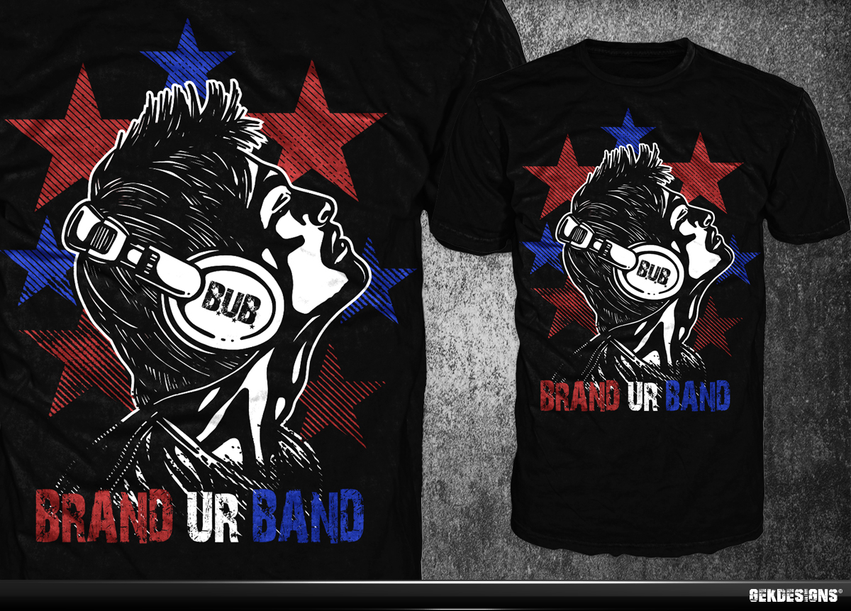 T-shirt Design by gekgrfx for Brand Ur Band LLC | Design #3129738