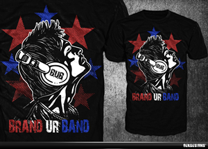 Indie Music Clothing Line Brand Ur Band 2014 T Shirt Designs | T-shirt Design by gekgrfx