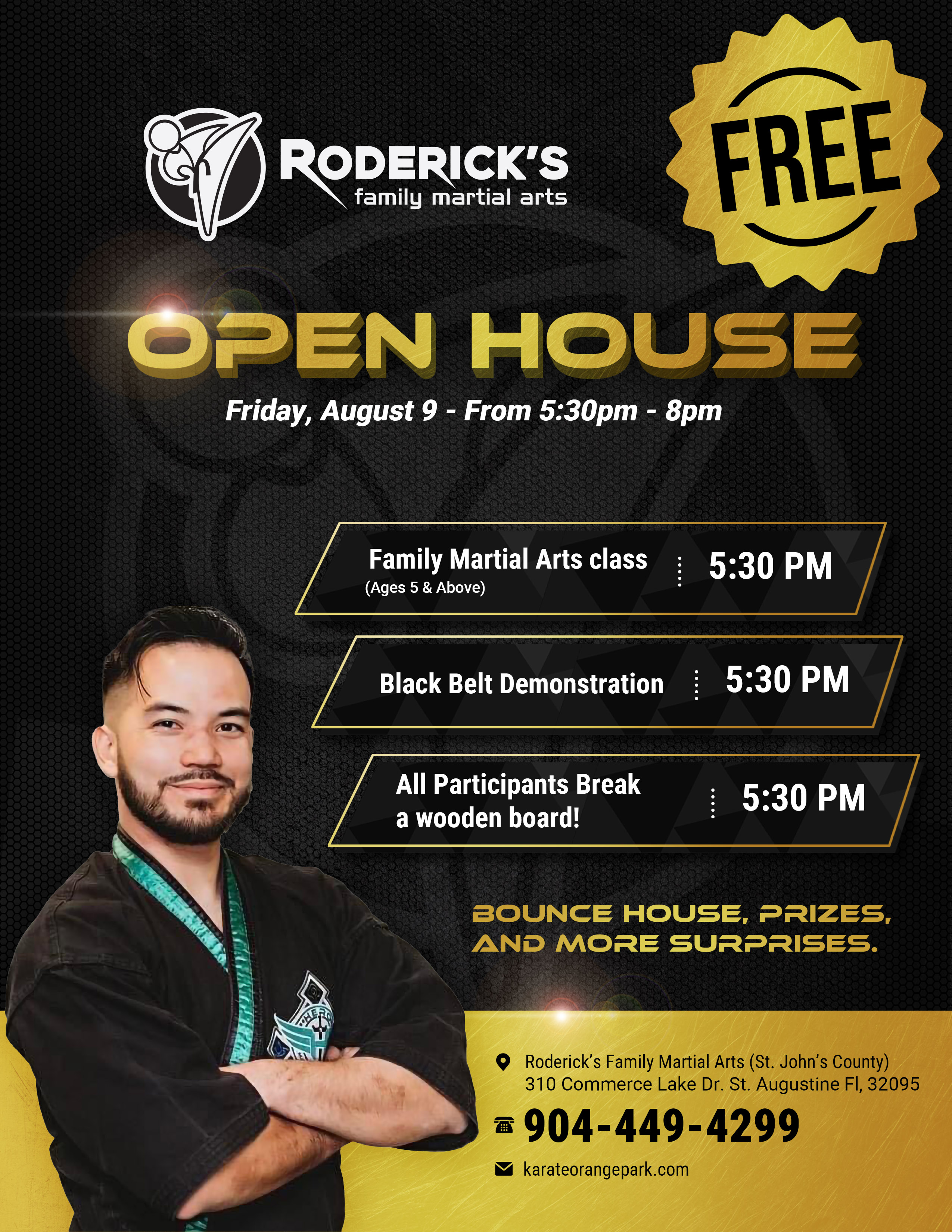 Flyer Design by leopoldo for Kick Fire Martial Arts  | Design #33516625