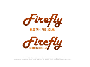 Logo Design by Cliping_path for Firefly Electric and Solar | Design: #33538853