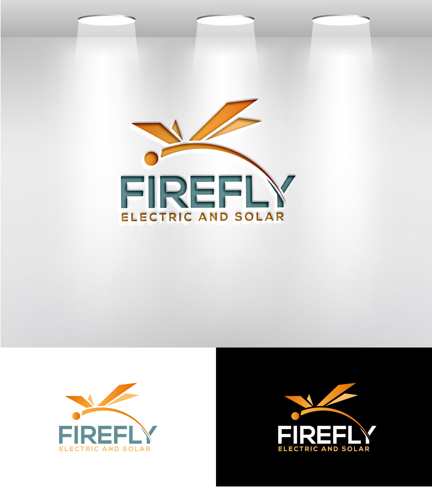 Logo Design by DoYel art for Firefly Electric and Solar | Design #33529751