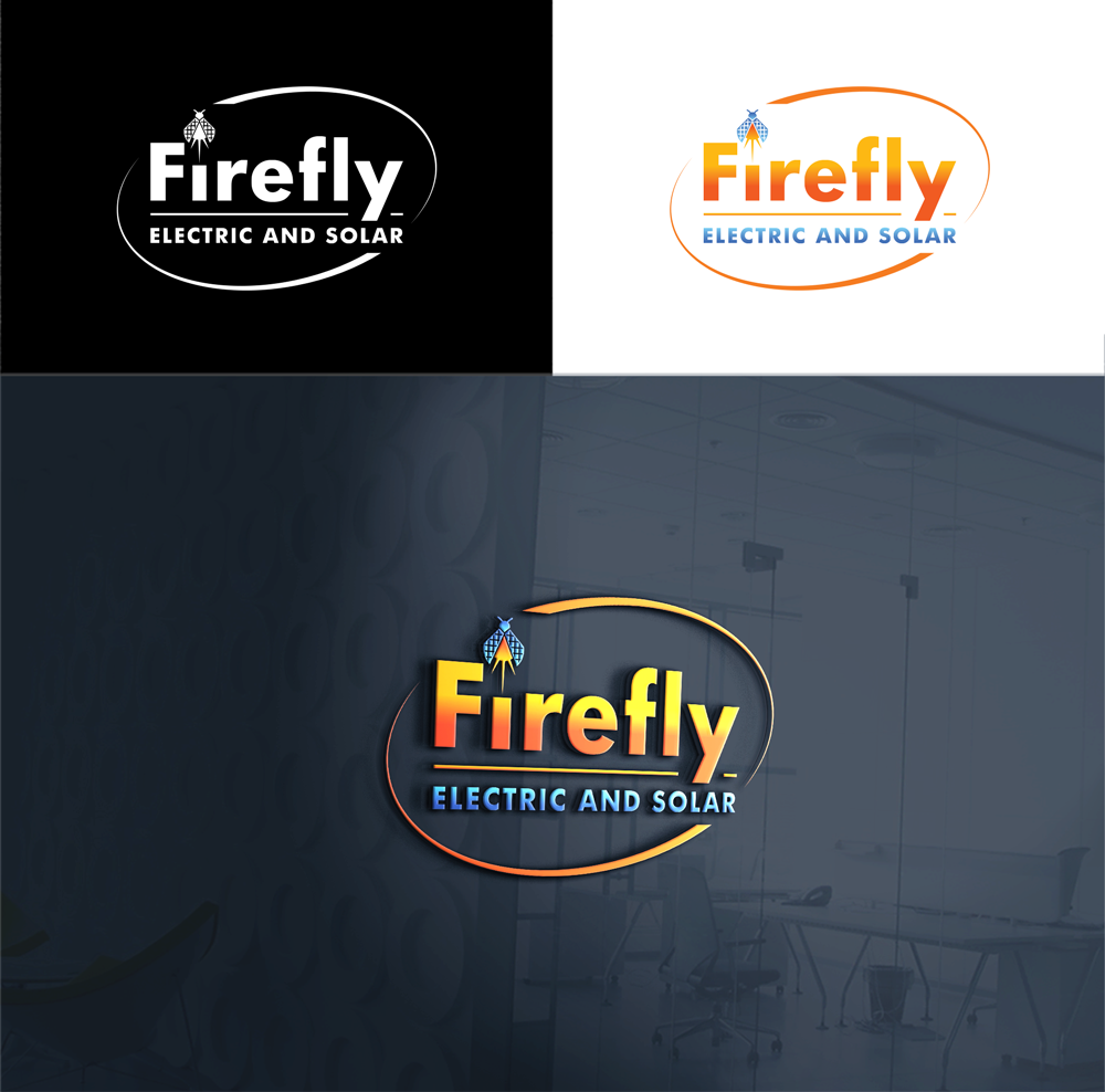 Logo Design by RA-bica for Firefly Electric and Solar | Design #33542005