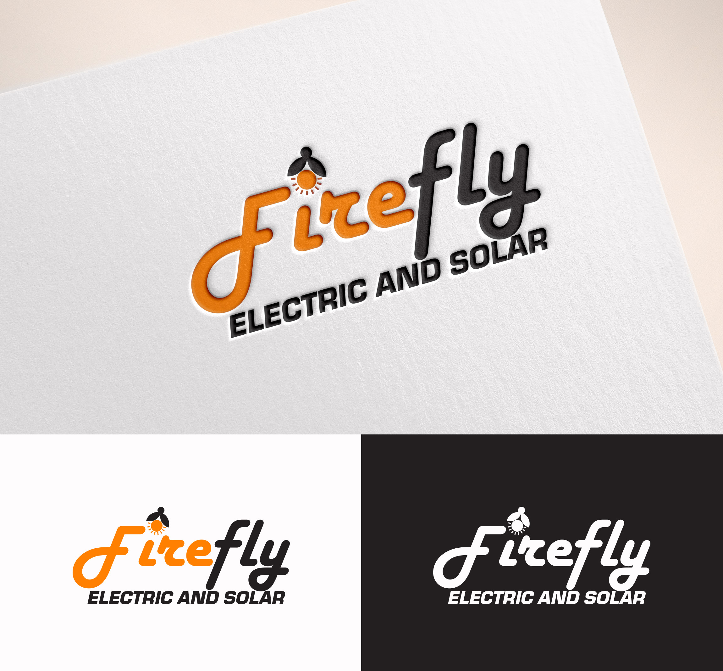 Logo Design by M Art & Design for Firefly Electric and Solar | Design #33523430