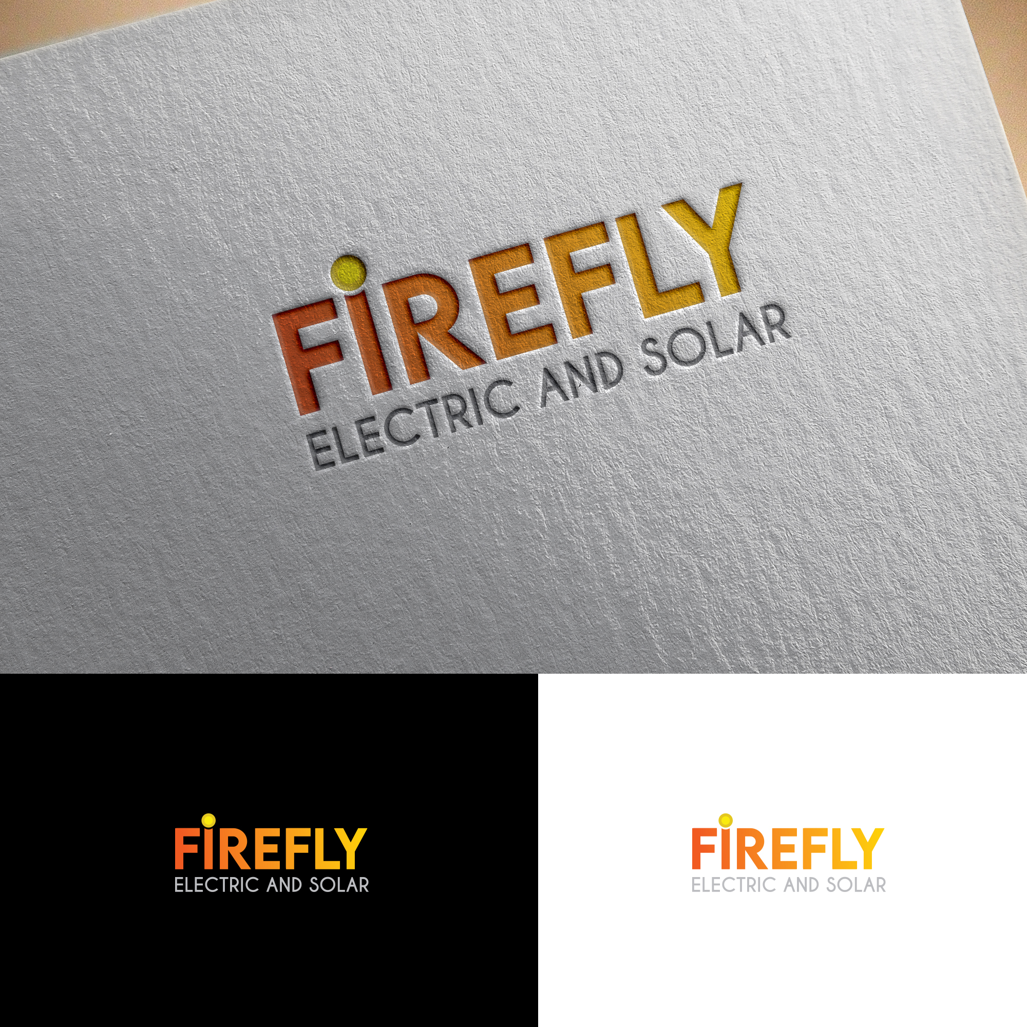 Logo Design by UTlogo for Firefly Electric and Solar | Design #33529409