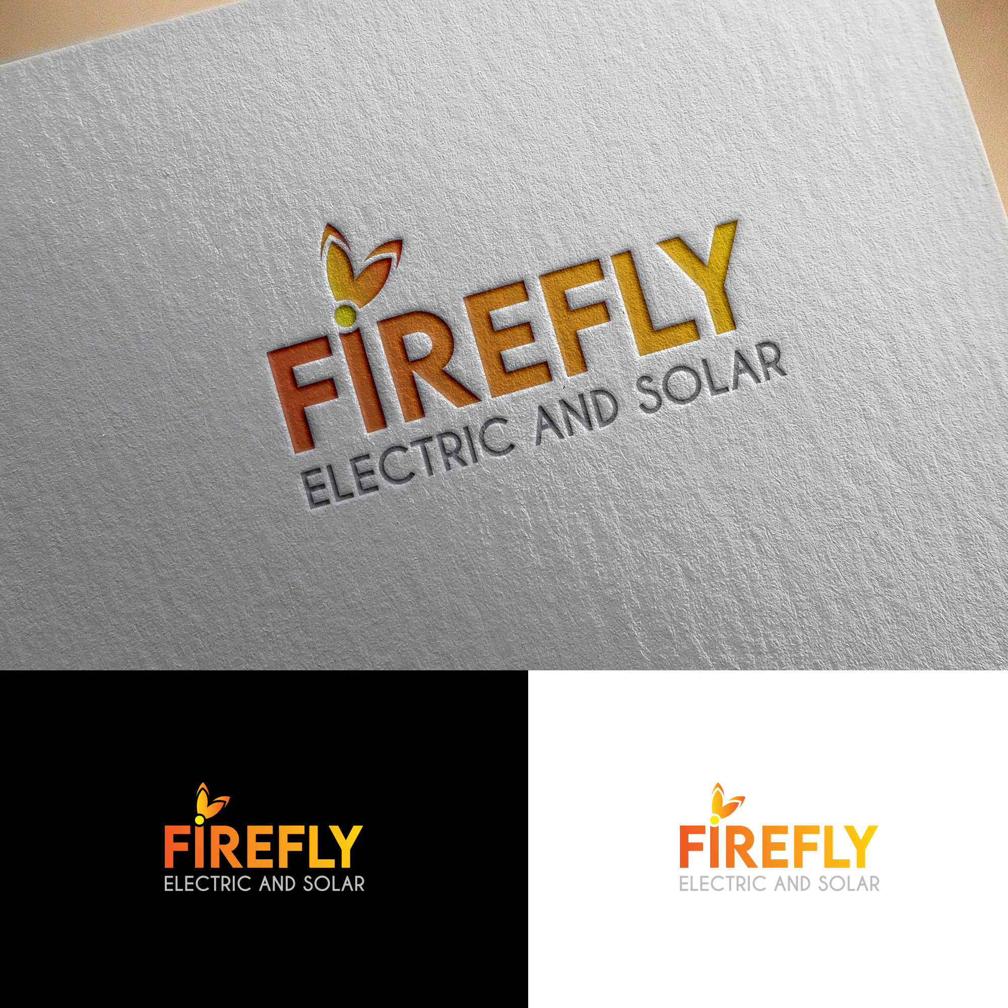 Logo Design by UTlogo for Firefly Electric and Solar | Design #33529443
