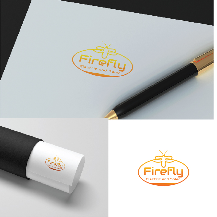 Logo Design by Maxo-Biz for Firefly Electric and Solar | Design #33552189