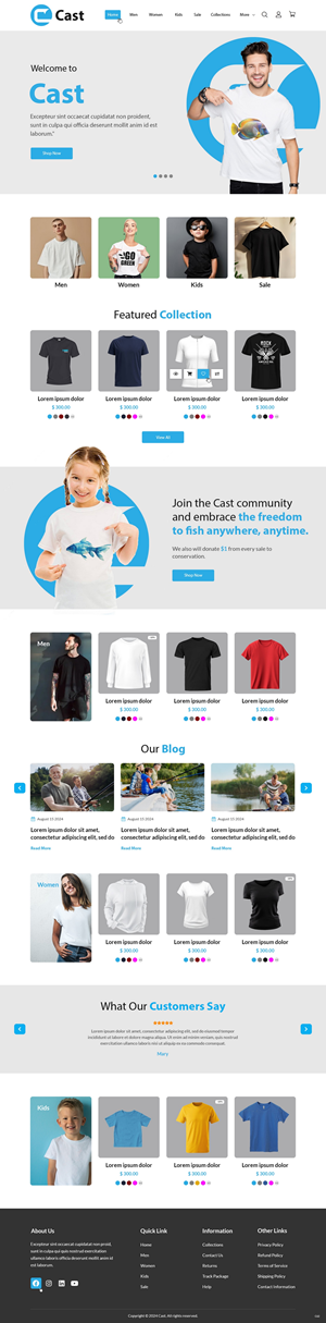 Web Design by pb for Cast Threads | Design: #33528021