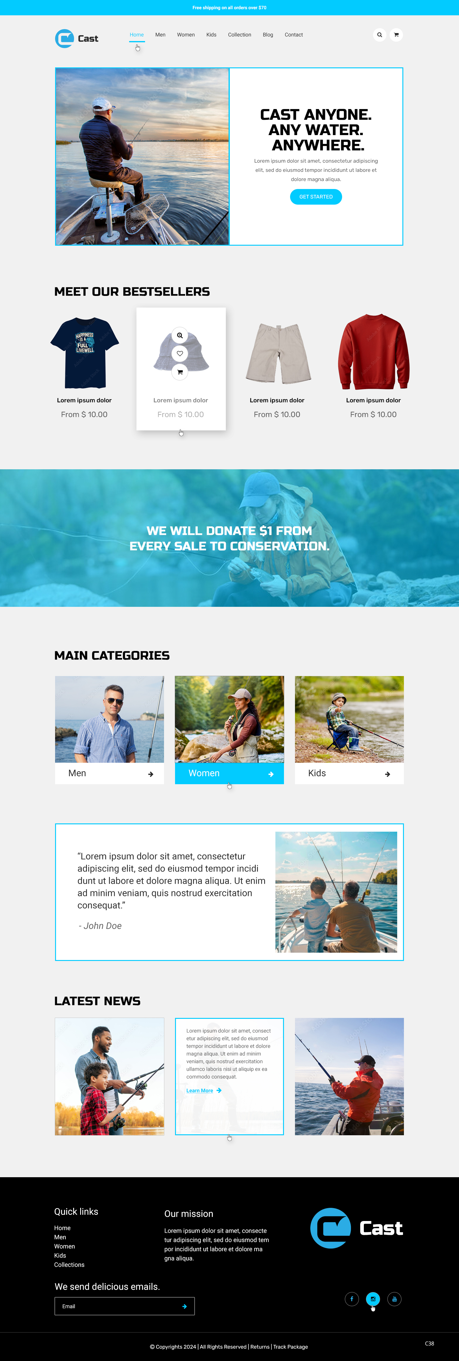 Web Design by pb for Cast Threads | Design #33528024