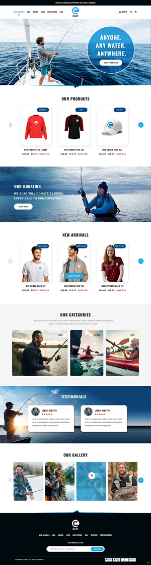 Web Design by pb for Cast Threads | Design: #33528030