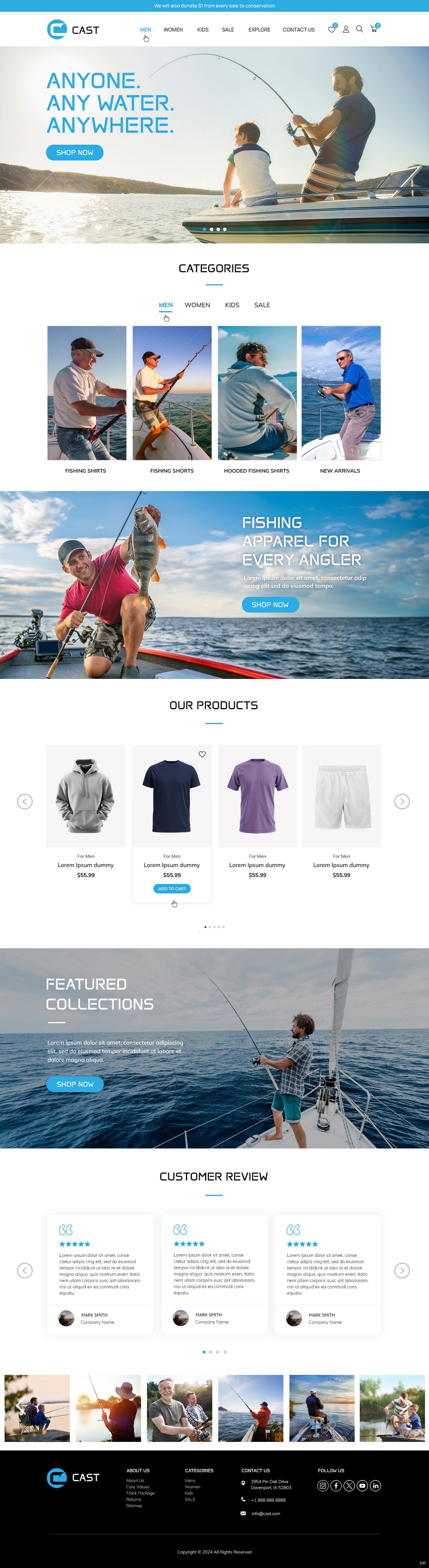 Web Design by pb for Cast Threads | Design #33528032