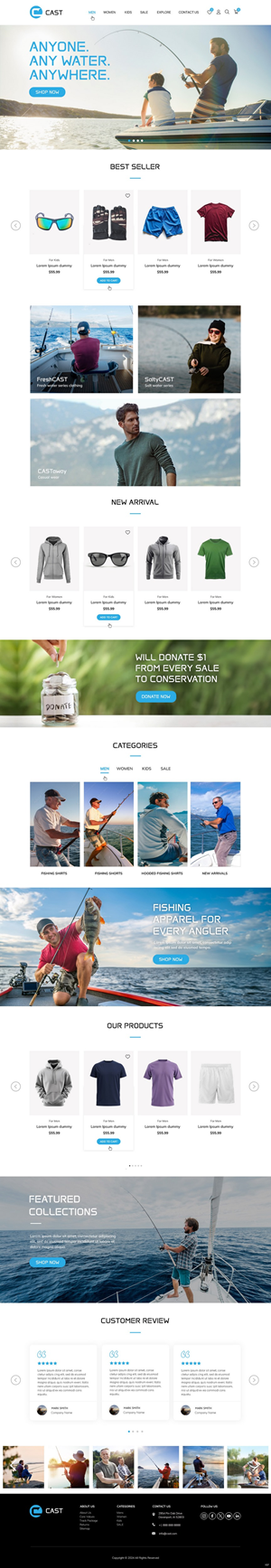 Web Design by pb for Cast Threads | Design: #33555152